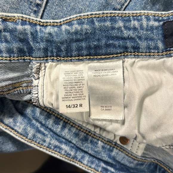 Lucky Brand Women’s Sweet Straight Jeans 14/32 Light Wash - Picture 9 of 11